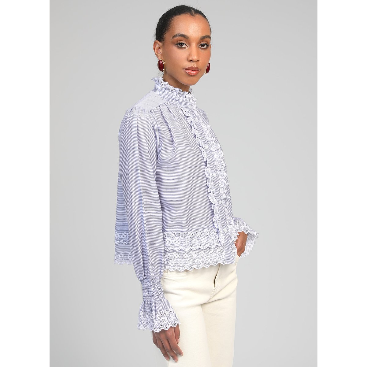 Chemise SELDA rayee, AN'GE