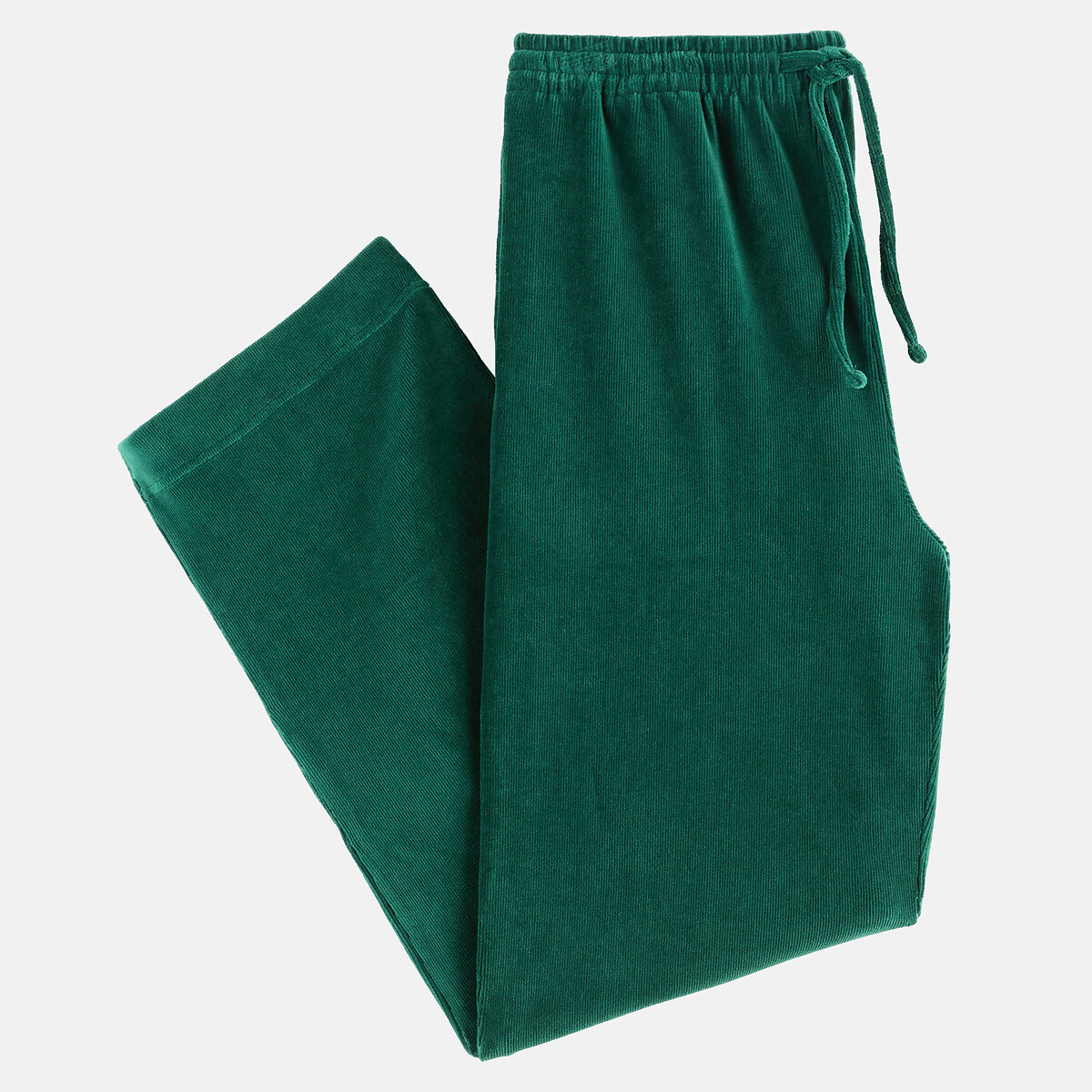 Pantalon de pyjama en velours côtelé, Signature AMANDINE vert sapin, LA REDOUTE COLLECTIONS