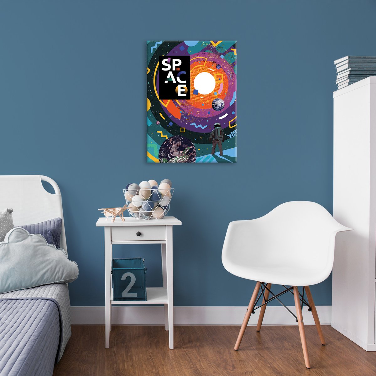 Toile imprimée L'espace multicolore, ART FOR THE HOME