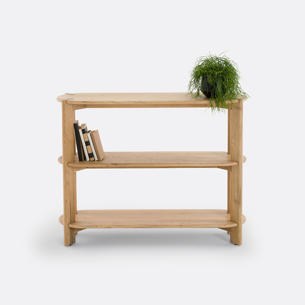 Console 3 tablettes, en chêne massif, ELMO chêne, LA REDOUTE INTERIEURS