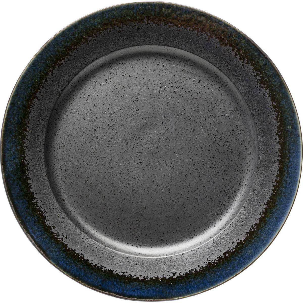 Lot de 4 assiettes plates, KASSANDRA noir, KARE DESIGN