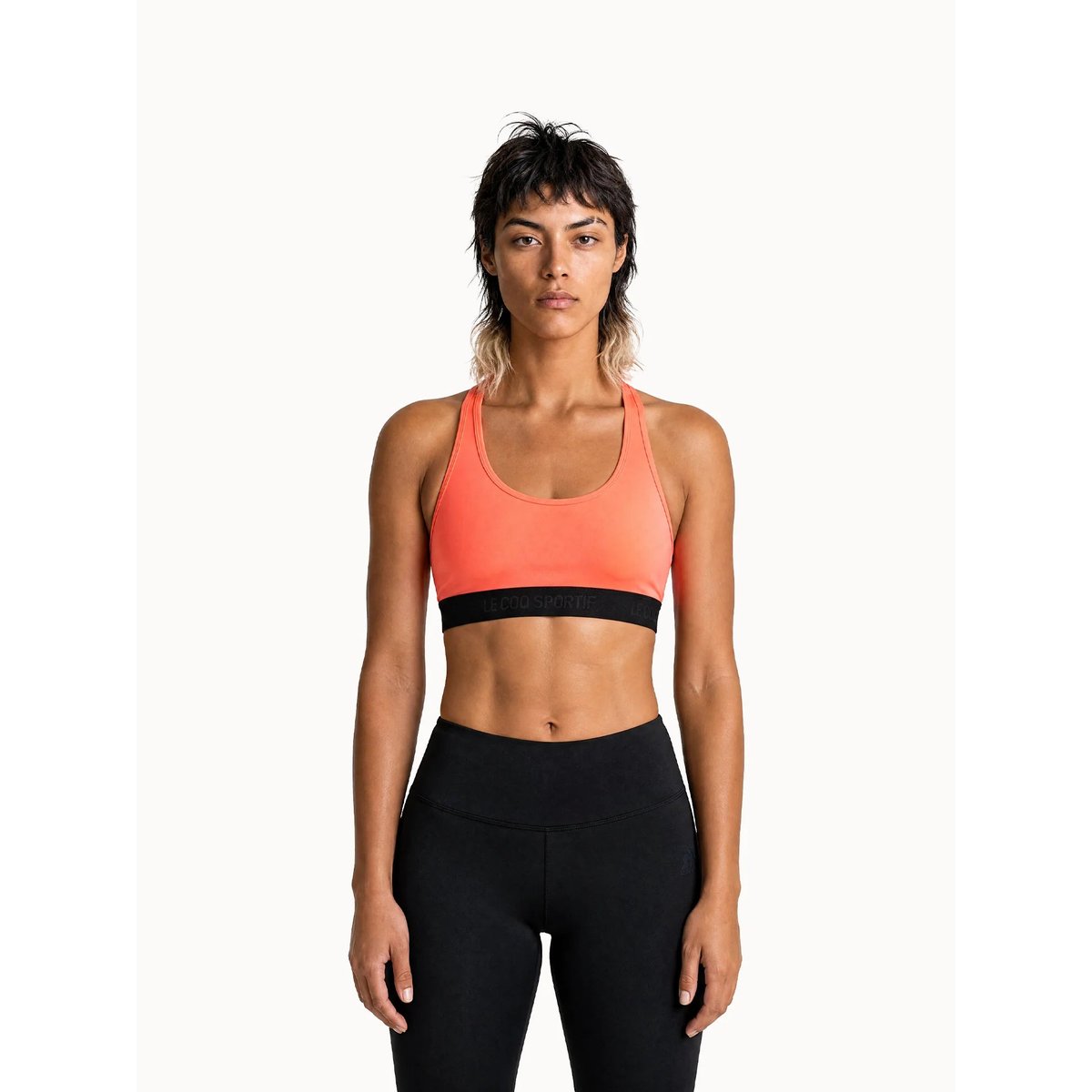 Brassière orange perf, LE COQ SPORTIF