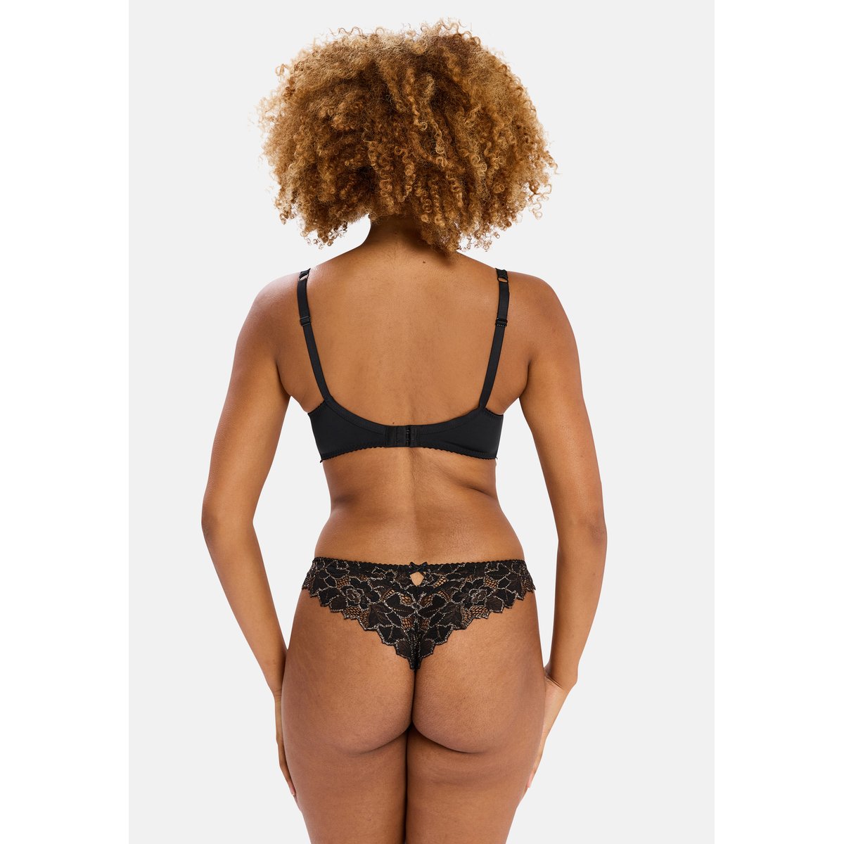 Tanga ARUM PARTY noir / cuivré, SANS COMPLEXE