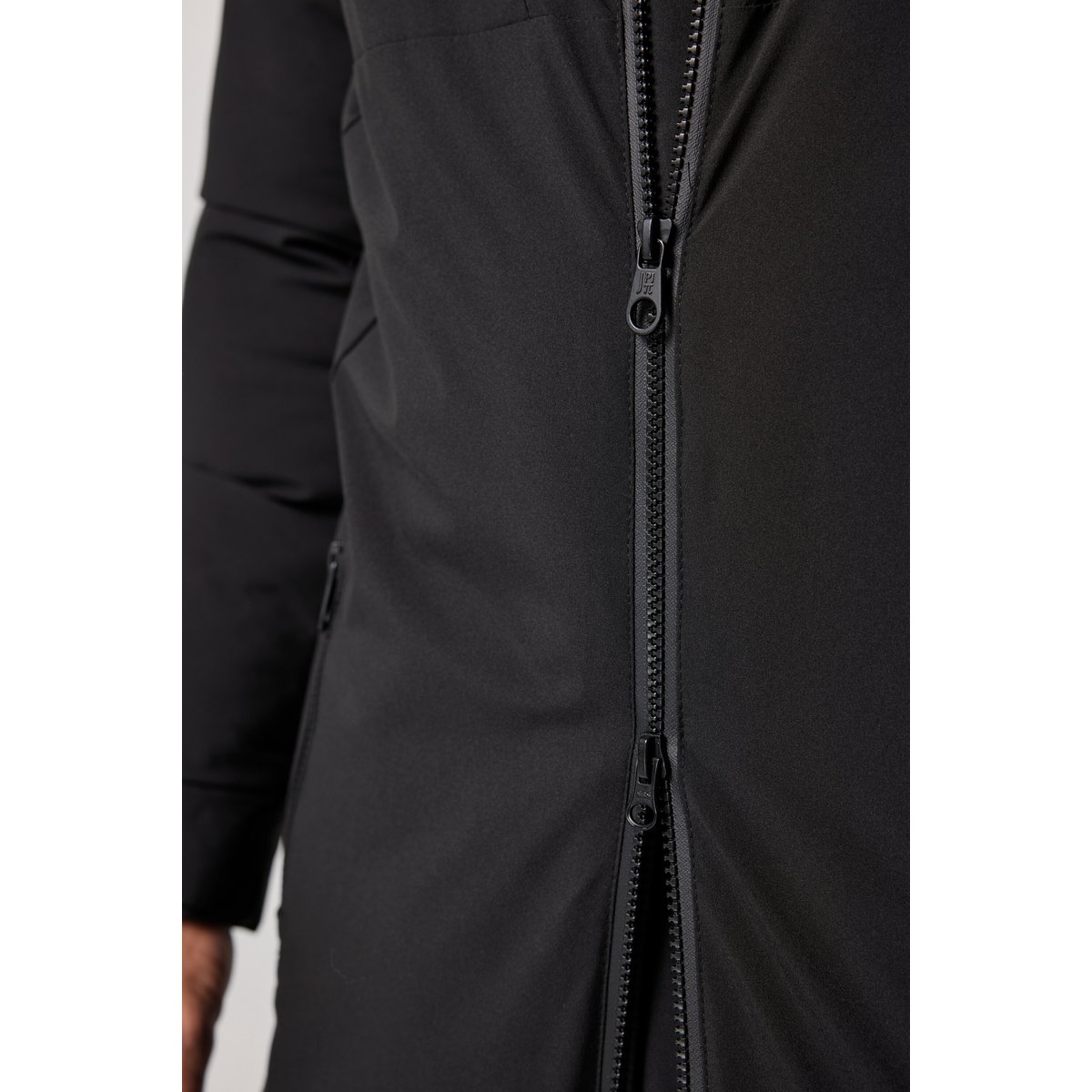 Veste technique, outdoor, imperméable noir, JP1880