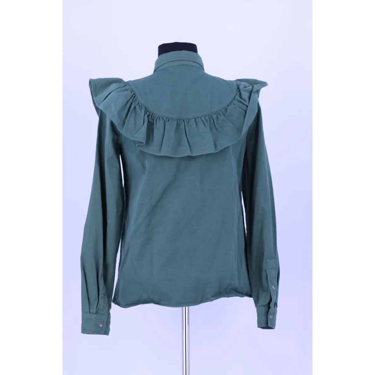 Chemise - Très Bon État vert, SEZANE