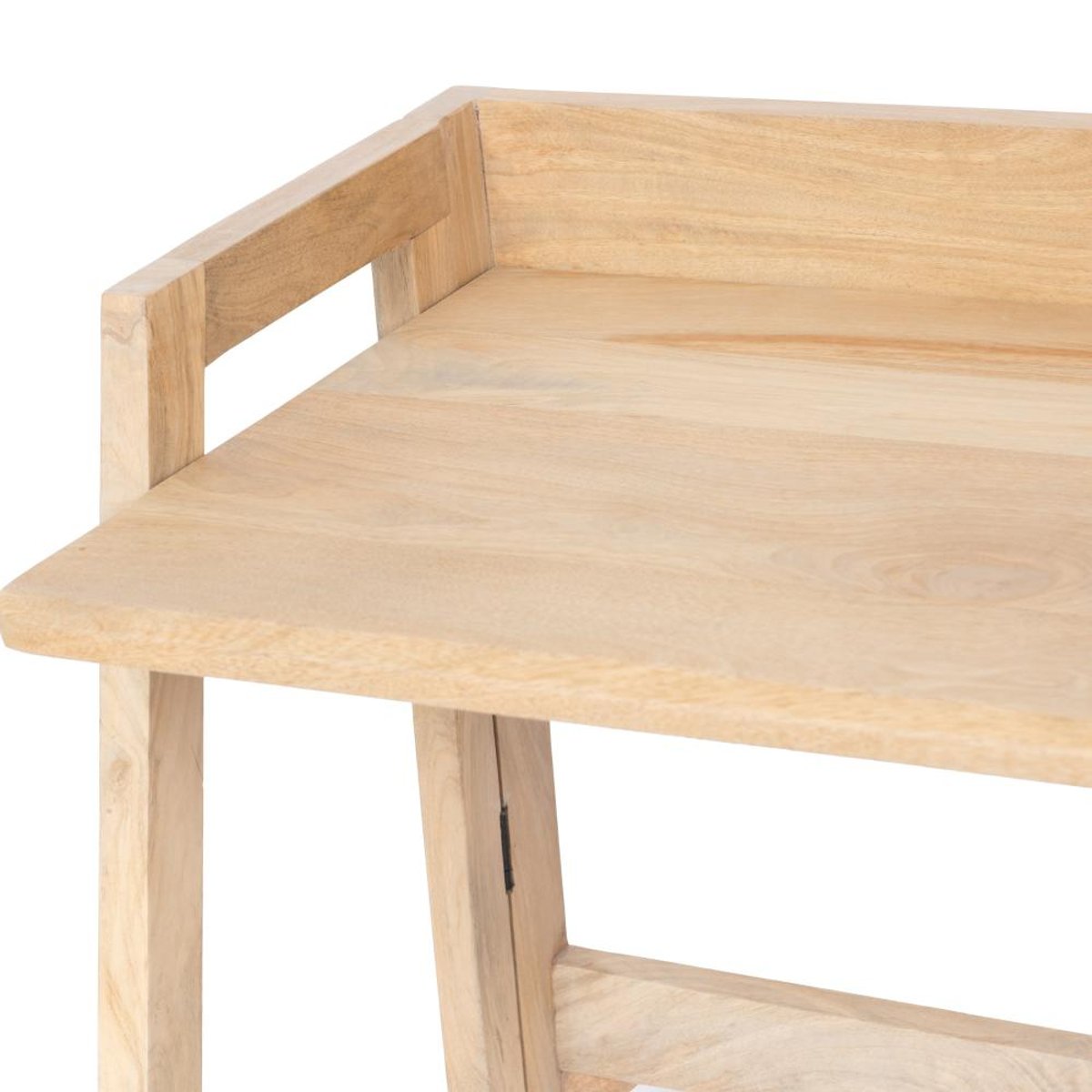 Bureau pliant en bois Salomon 120 cm - SALOMON blanc, AMADEUS
