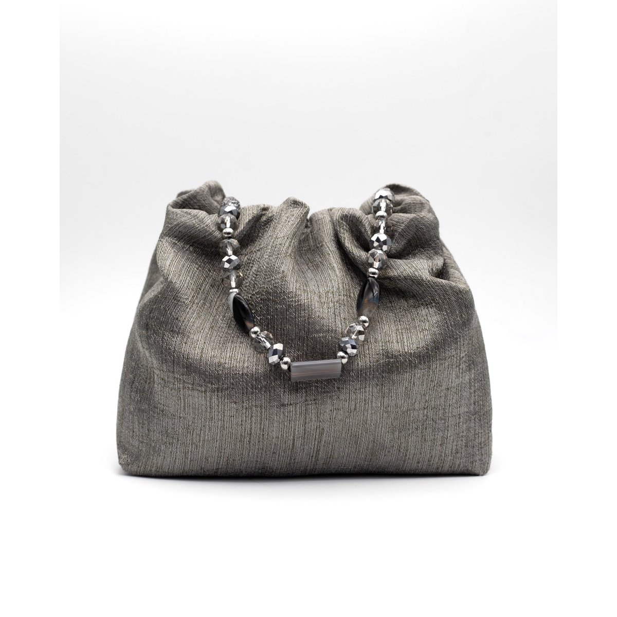 Sac à main avec poignée en pierre JOY plateado, THE-ARE
