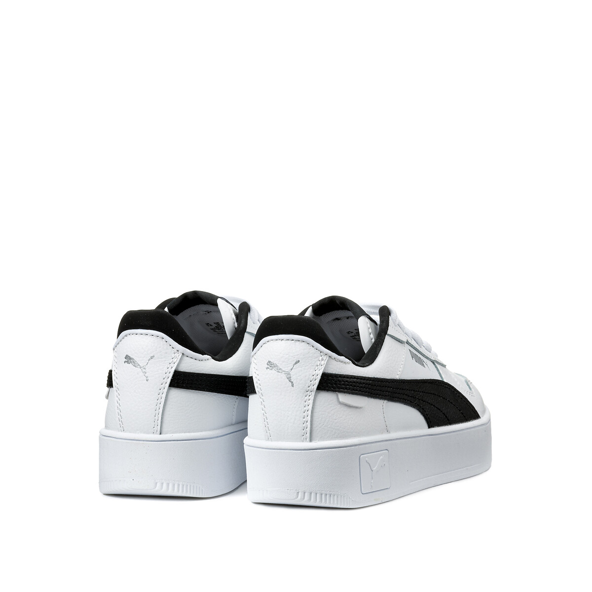 Carina Street Leather Trainers white/black, PUMA