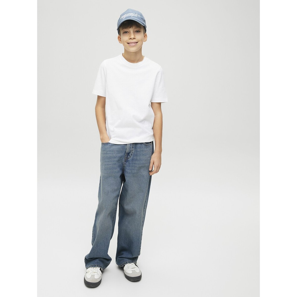 Jean très large bleu denim, JACK & JONES JUNIOR