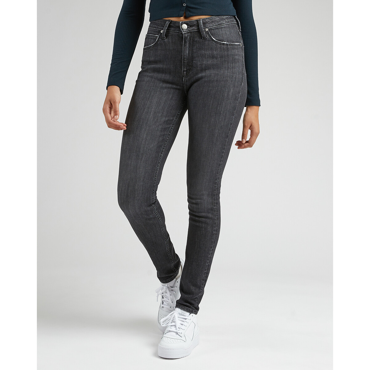 Jean Slim taille haute SCARLETT middle of the night, LEE