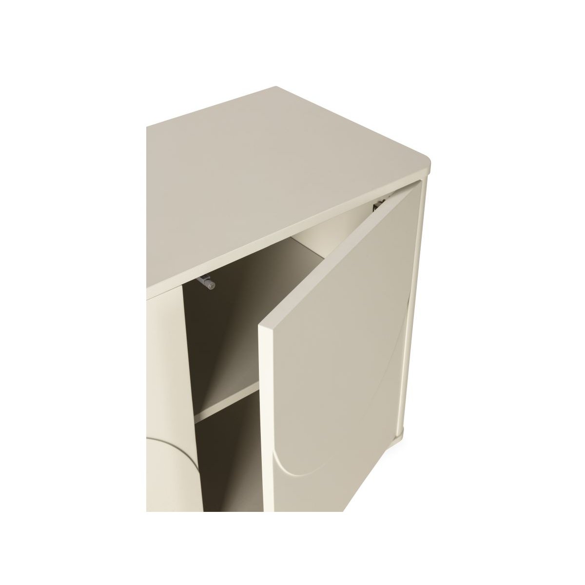 Buffet en MDF portes 180 cm, ESTEBAN beige, BOBOCHIC