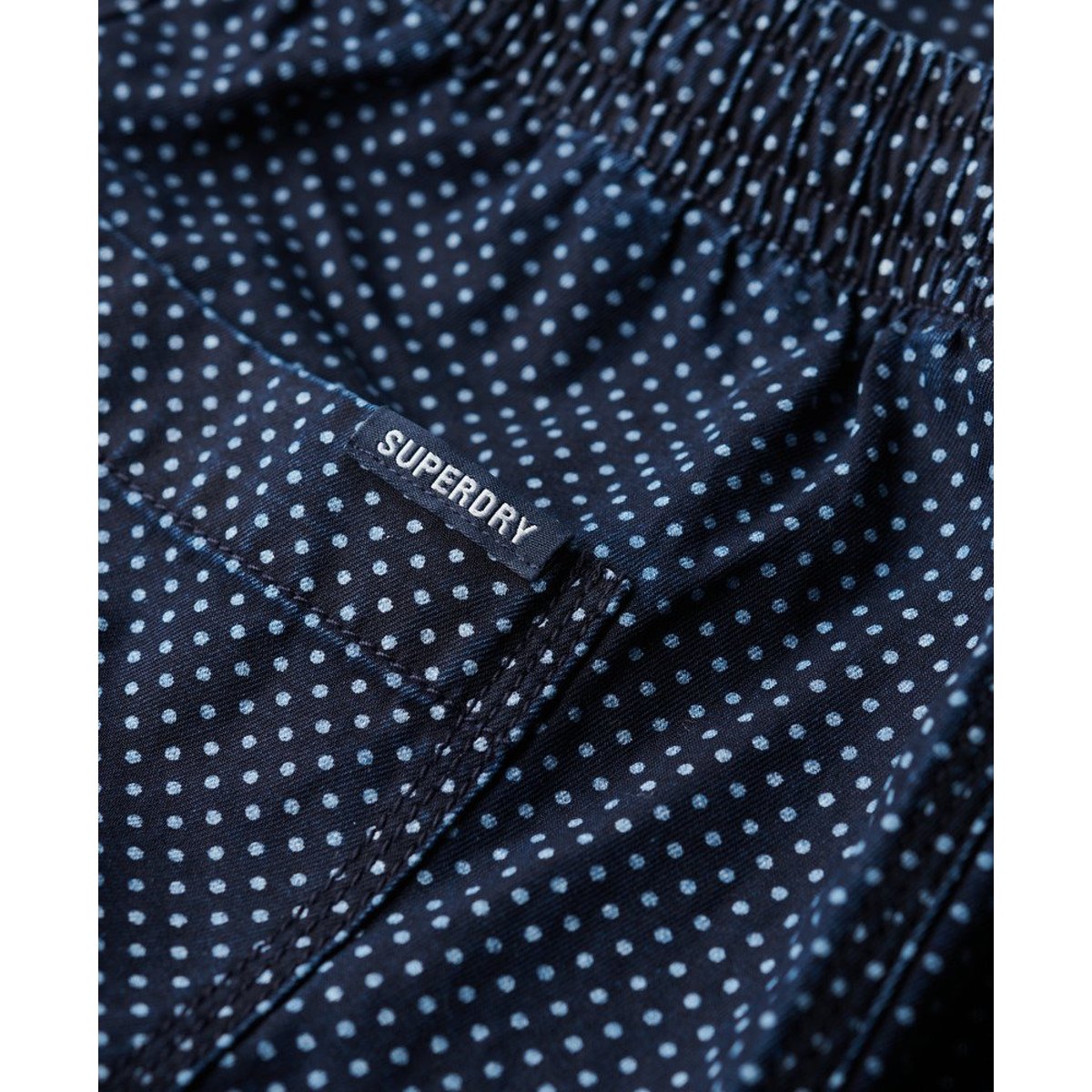 Bermuda indigo à pois pois bandana indigo, SUPERDRY