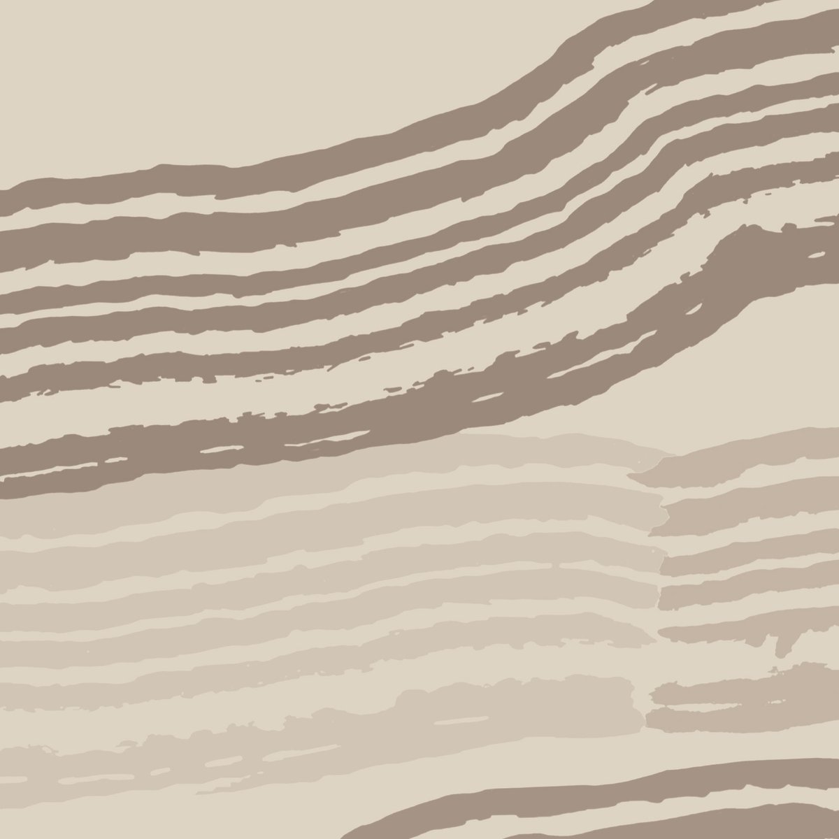 Papier peint panoramique Paysage graphique, Beige 150 x 250cm beige, ACTE DECO