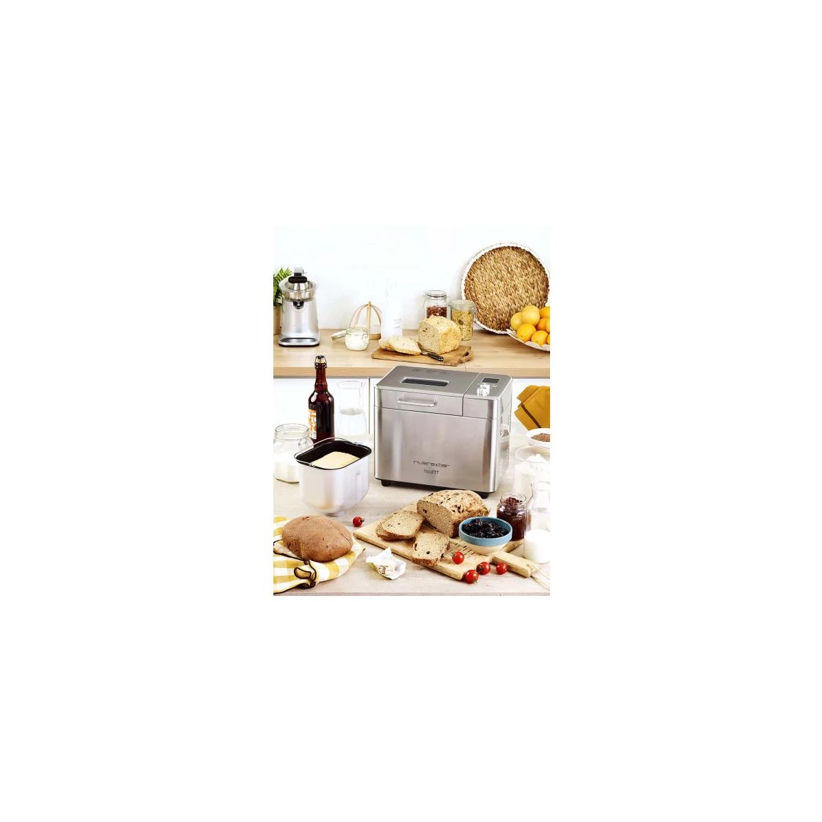 Machine à pain Sans Gluten & Co QMP440 inox, RIVIERA & BAR