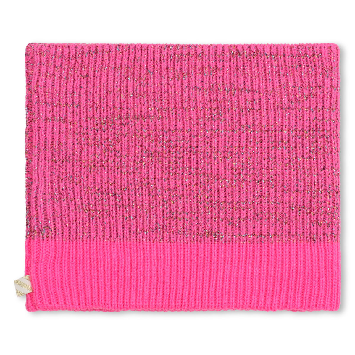 Chauffe-cou tricoté rose flash, BILLIEBLUSH