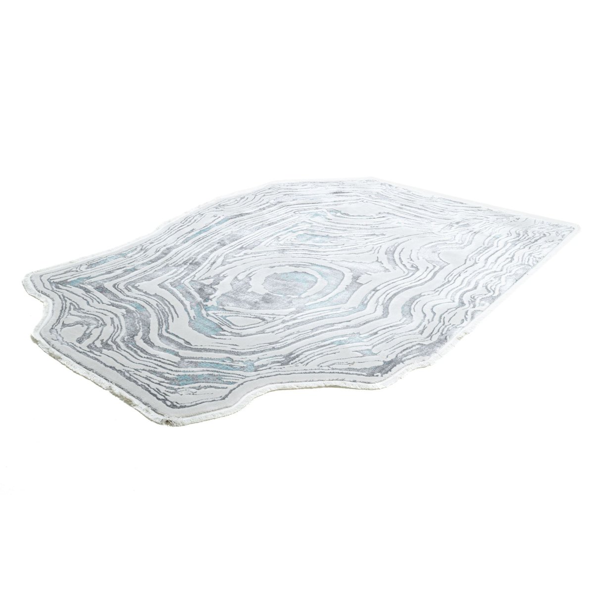 Tapis tissé à la machine en polyester natural multi, THEKO