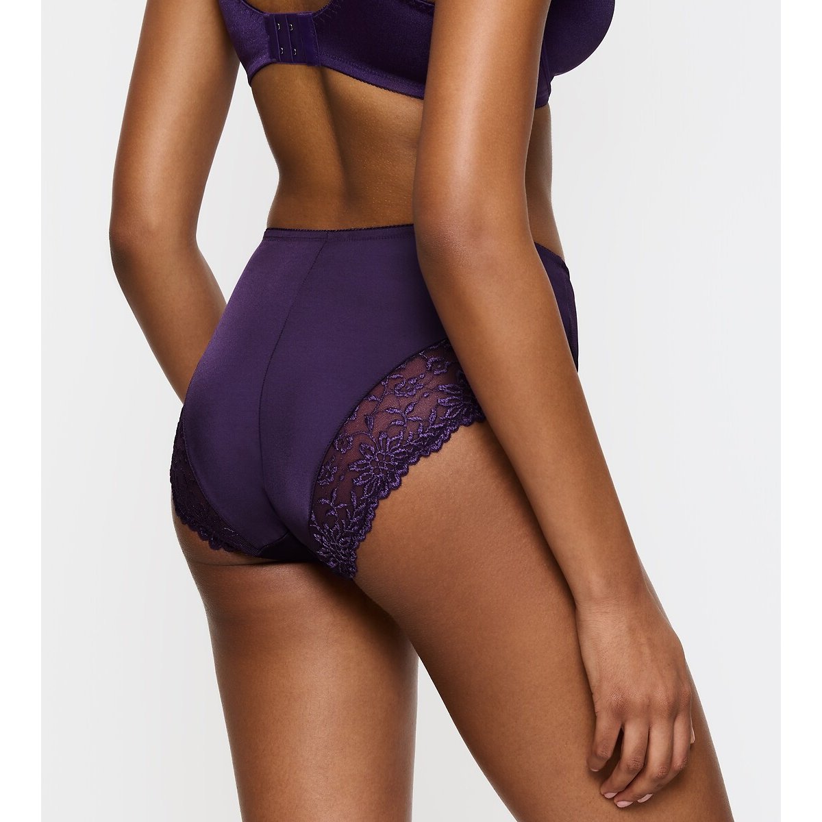 Ladyform Soft Knickers with High Waist dark purple, TRIUMPH