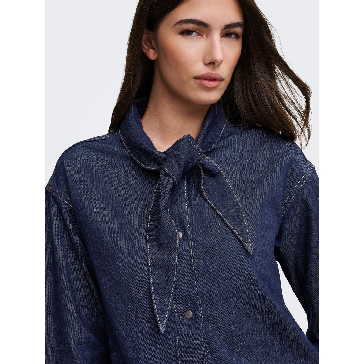 Chemise En Denim dark blue denim 1, ONLY