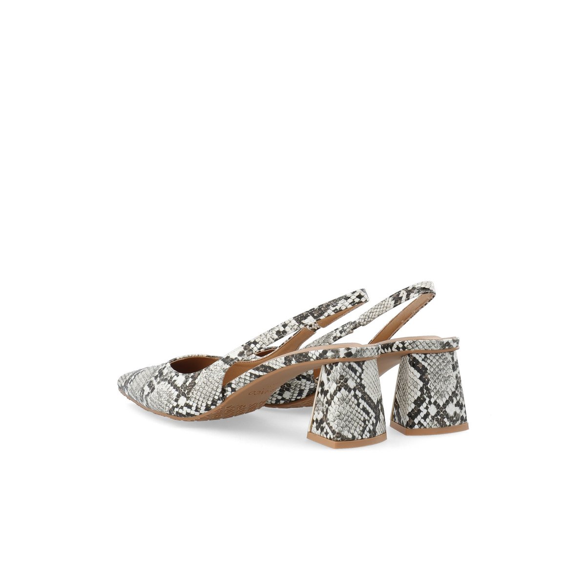 Chaussures À Bride Arrière blanc - whitesnake, BIANCO