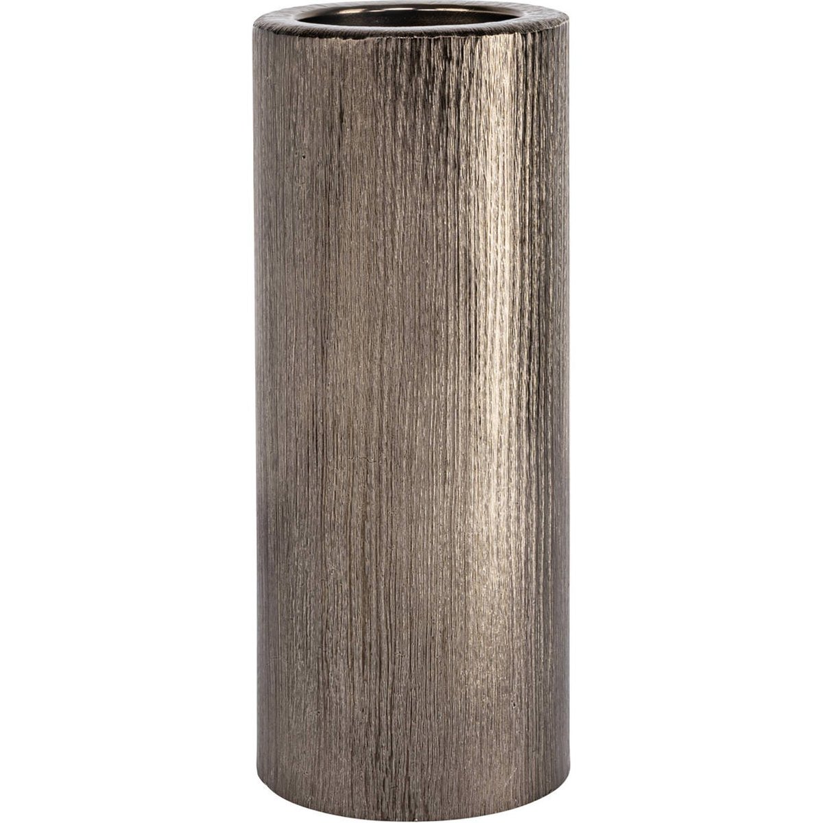 Bougeoir en aluminium finition laiton antique laiton antique, RECOLLECTION