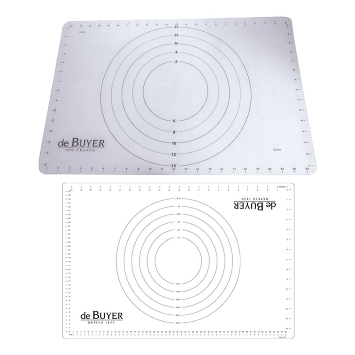 Tapis en silicone translucide couleur unique, DE BUYER