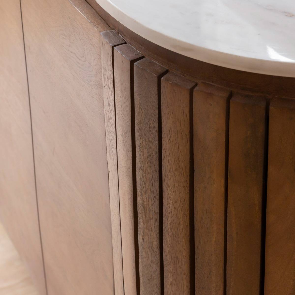 Buffet en bois de manguier SIENNE bois foncé, MADE IN MEUBLES