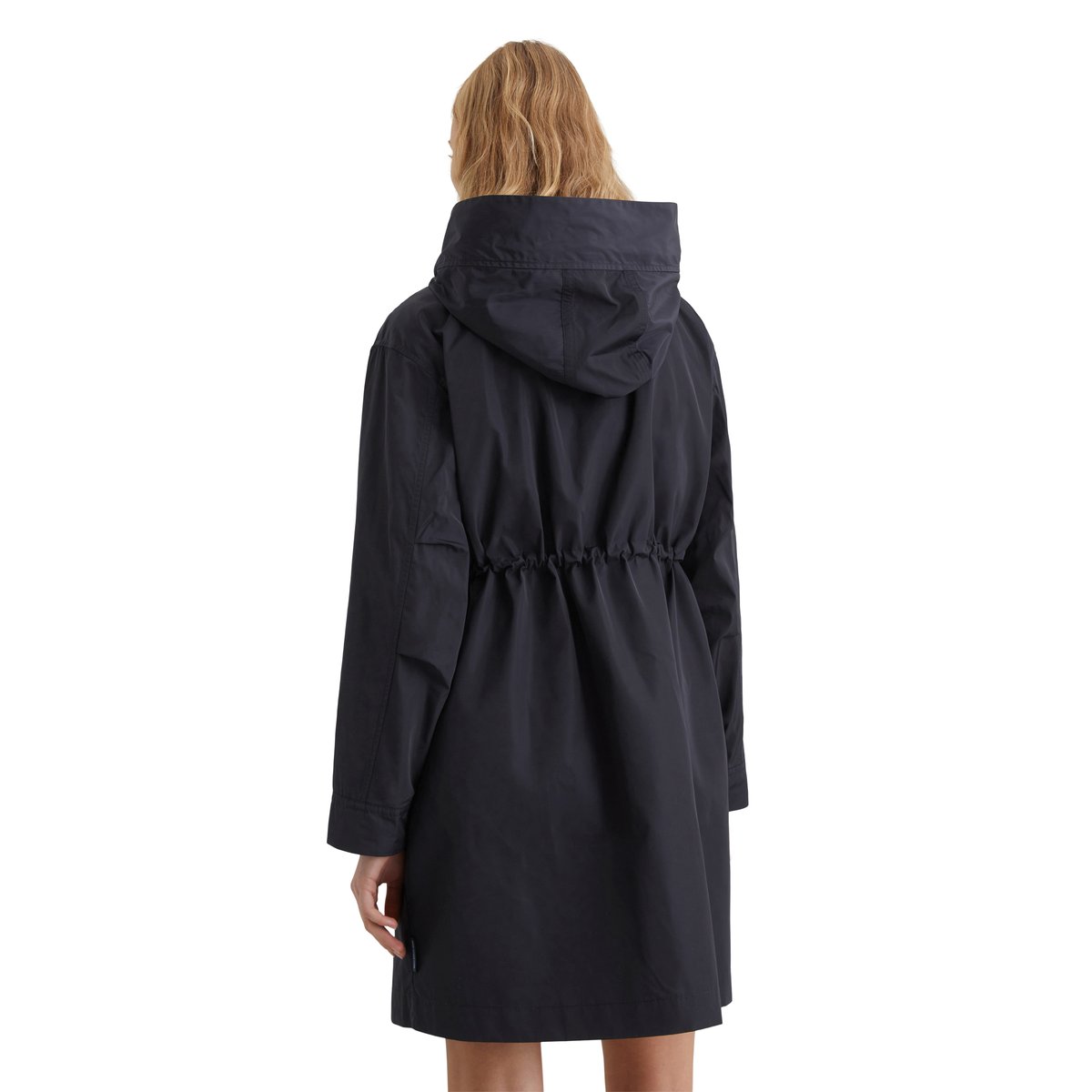 Parka relaxed en polyester résistant à l'eau bleu, MARC O’POLO DENIM