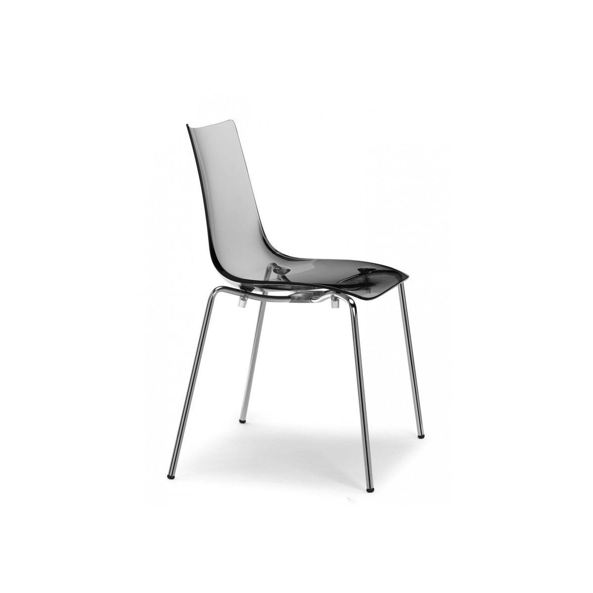 Chaise design empilable, ZEBRA blanc, SCAB DESIGN