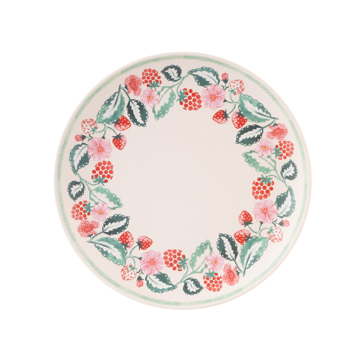 Set of 4 Raspberry Melamine Dinner Plates pink, CATH KIDSTON
