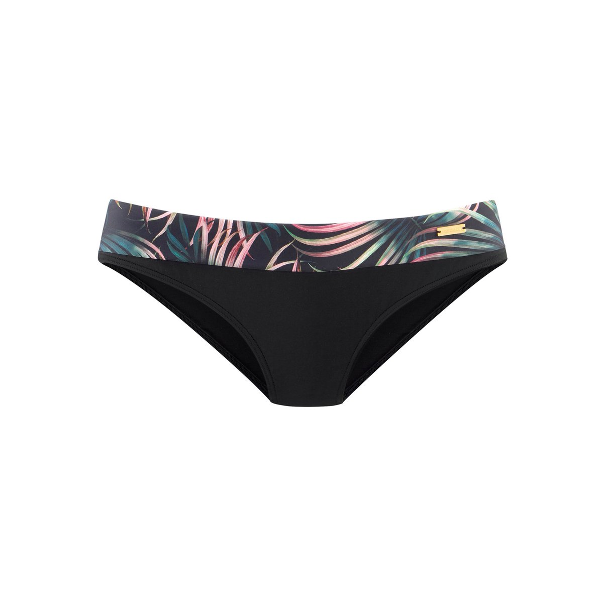 Bas maillot slip de bain ceinturé Reese imprimé, LASCANA