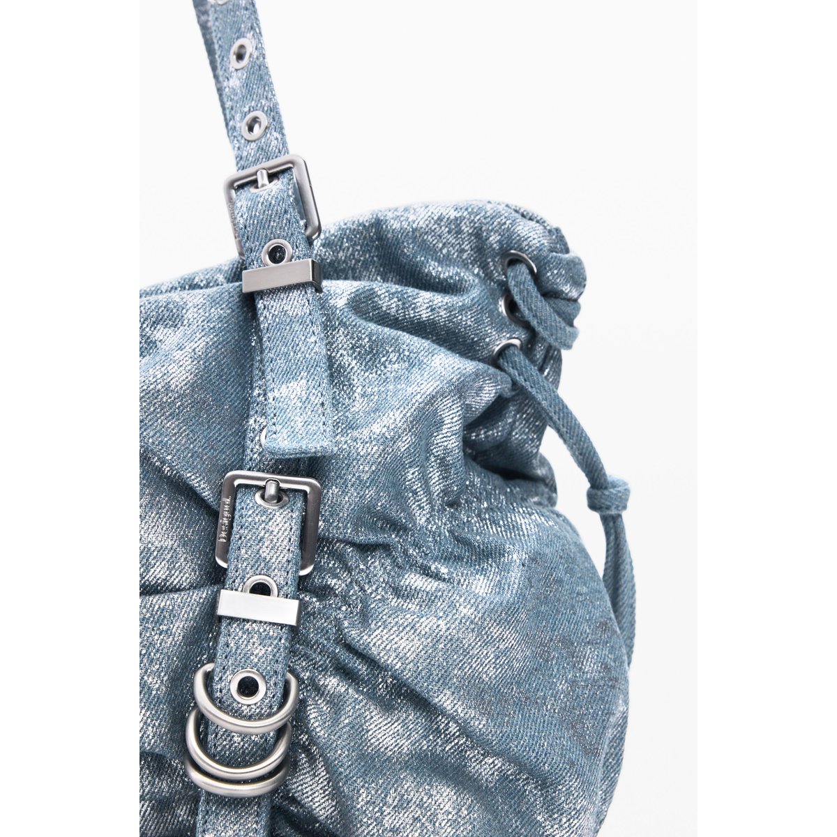 Sac denim froncé bleu, DESIGUAL