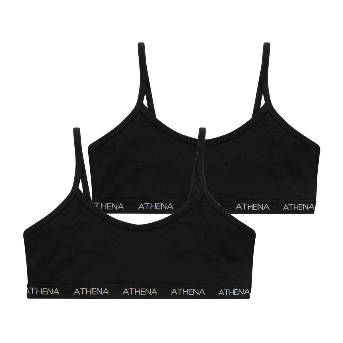 Brassières, lot de 2, MY PETIT PRIX noir, ATHENA