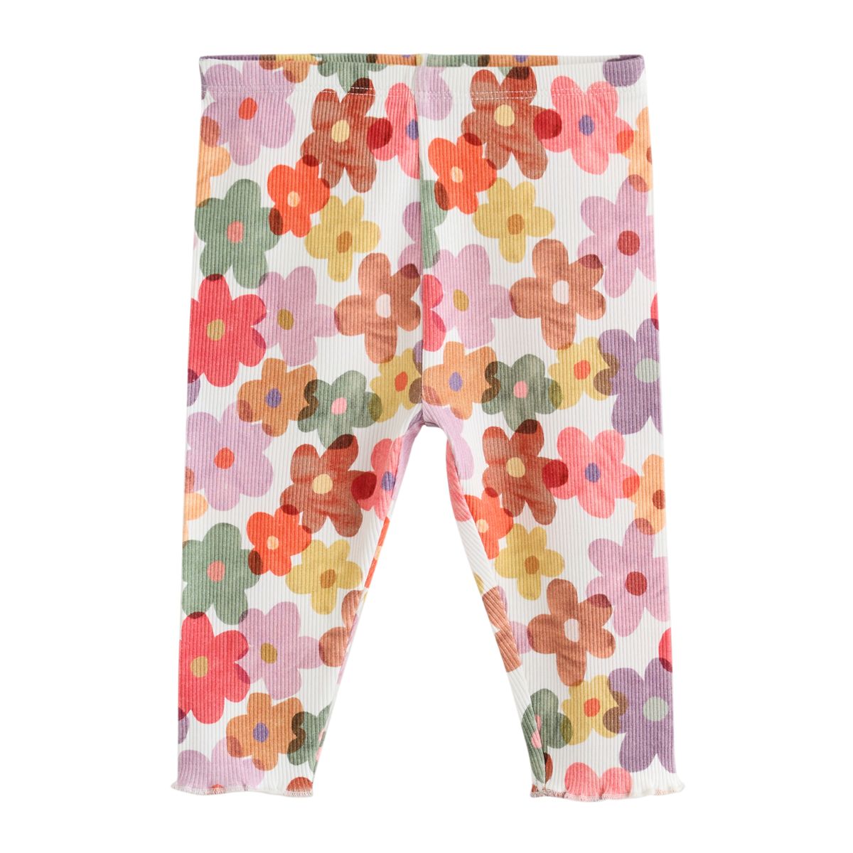 Haut à basque et legging pour bébé imprimé fleuri blanc, NEXT