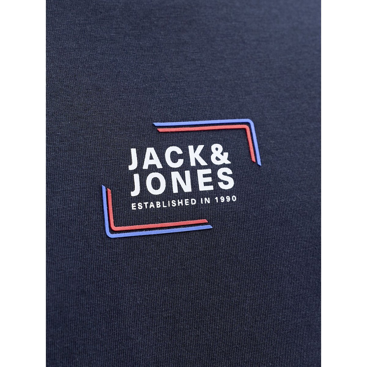 T-shirt manches courtes bleu marine, JACK & JONES