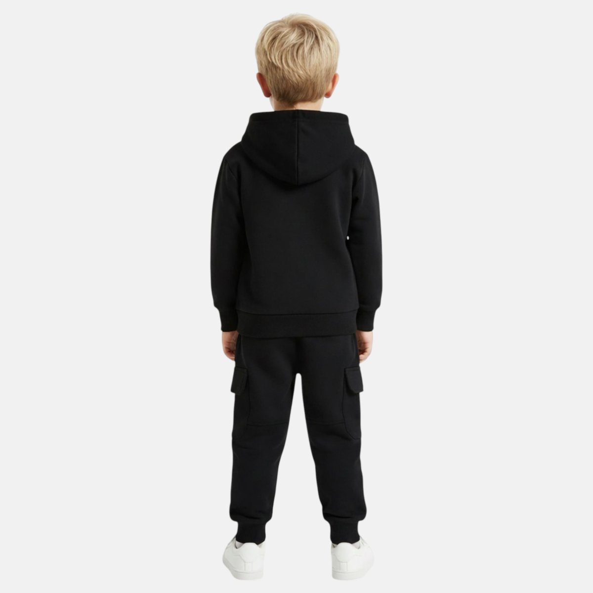 Ensemble sweat à capuche et pantalon de jogging cargo GRAFFITI noir, LEE COOPER