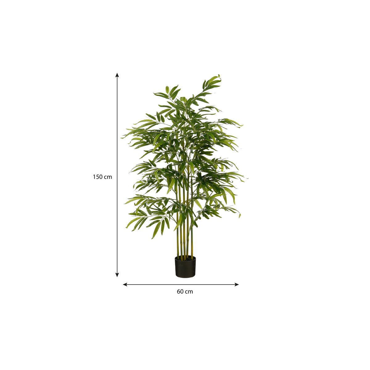Plante artificielle BAMBOO vert, MICA DECORATIONS