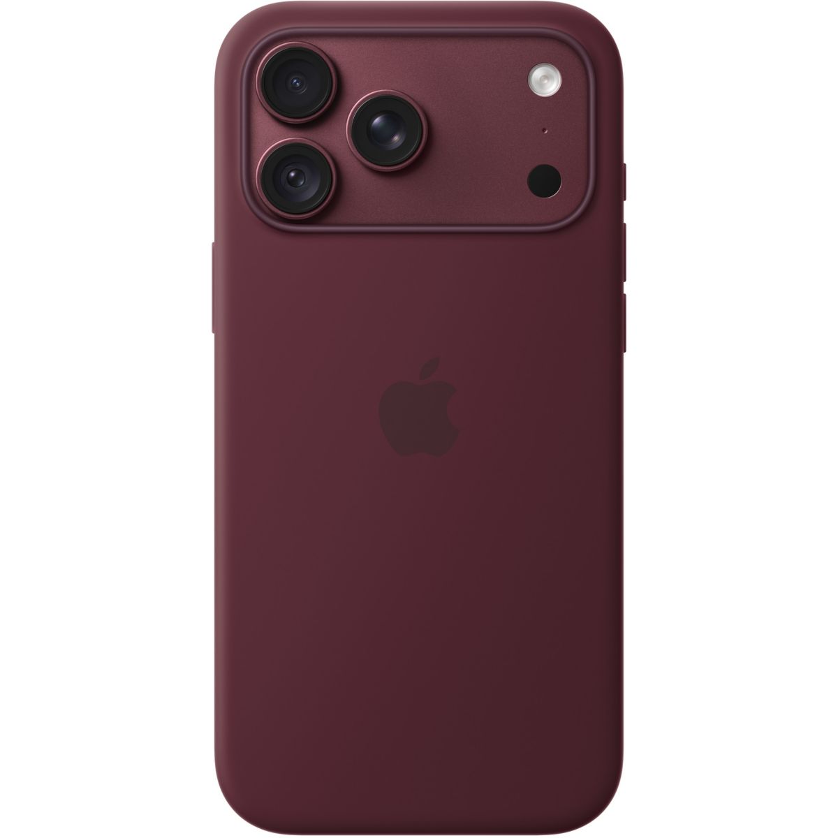 Coque iPhone 18 Pro Max Magsafe Bordeaux Silic couleur unique, APPLE