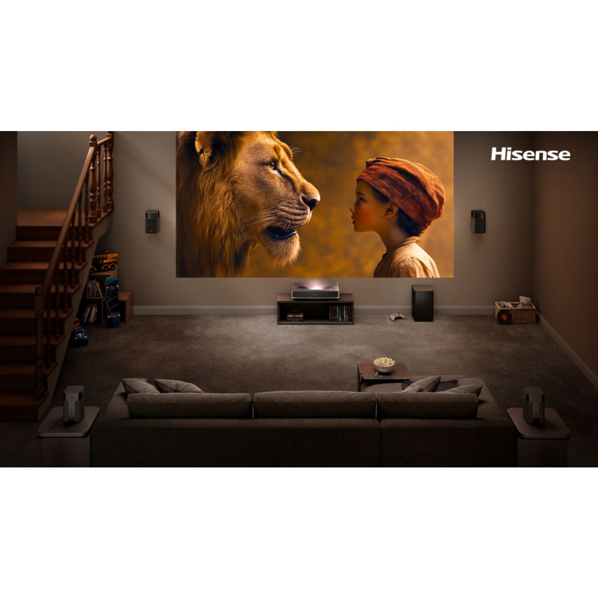 Vidéoprojecteur home cinéma Laser Cinema PT1 noir, HISENSE