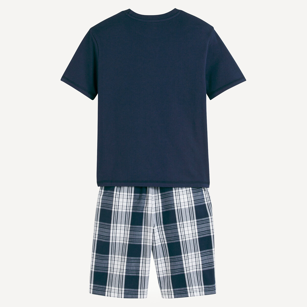 Pyjashort in katoen marineblauw, LA REDOUTE COLLECTIONS