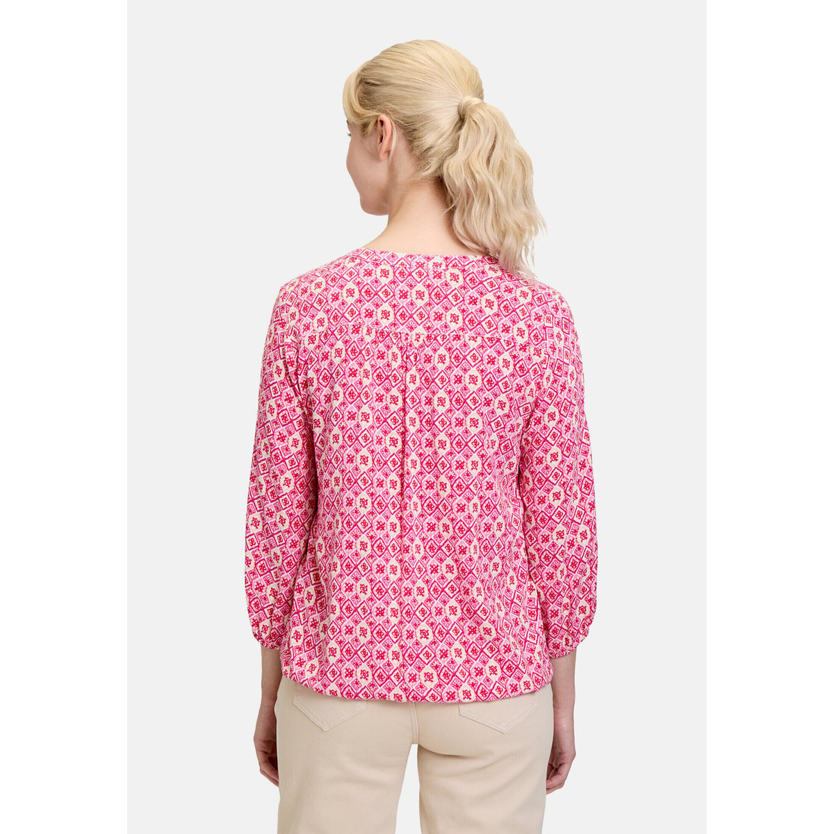 Blouse casual à motifs rose/rose, CARTOON