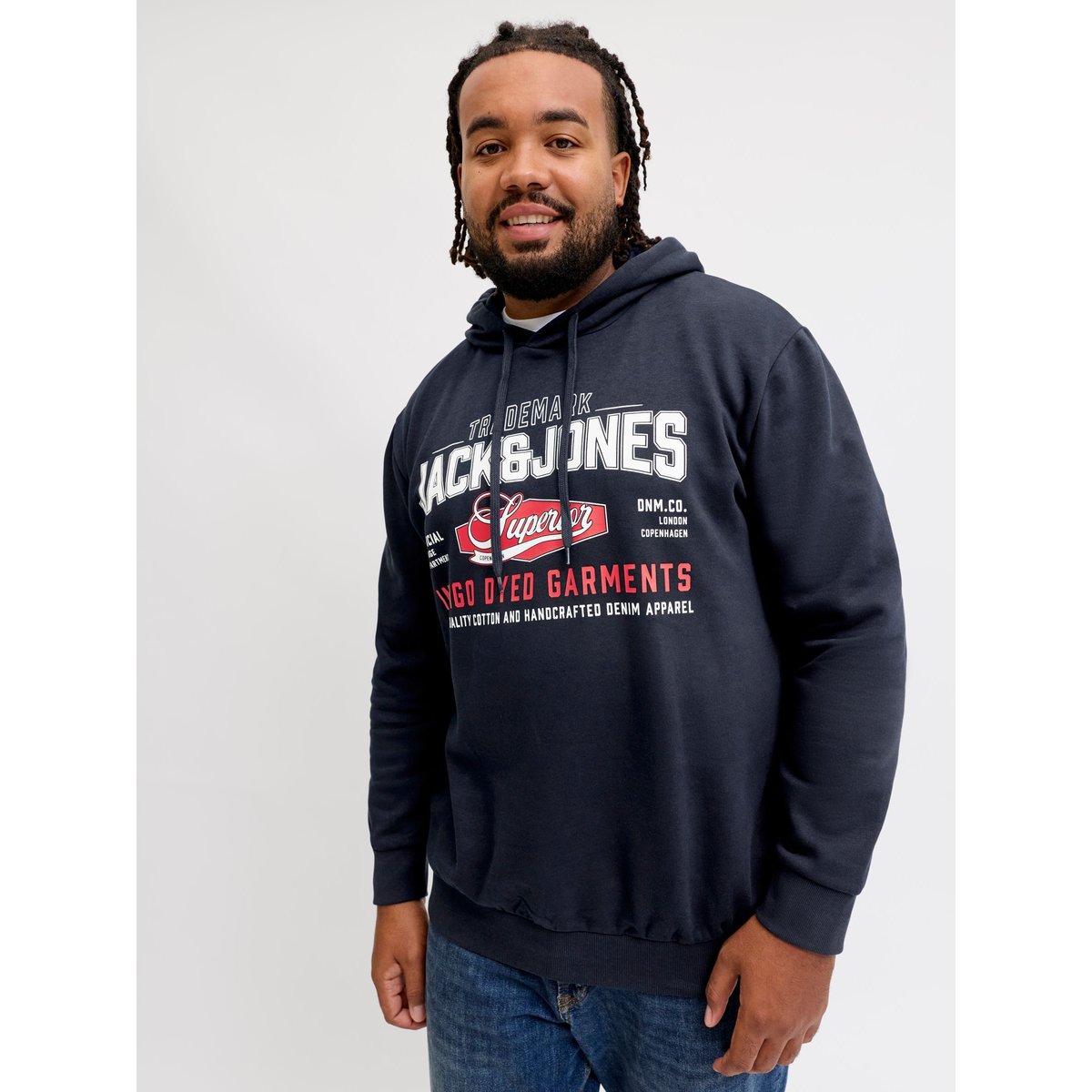 Sweat À Capuche navy blazer 1, JACK & JONES