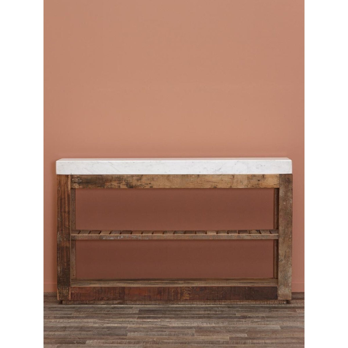 Console en bois GRETA bois fonce, CHEHOMA