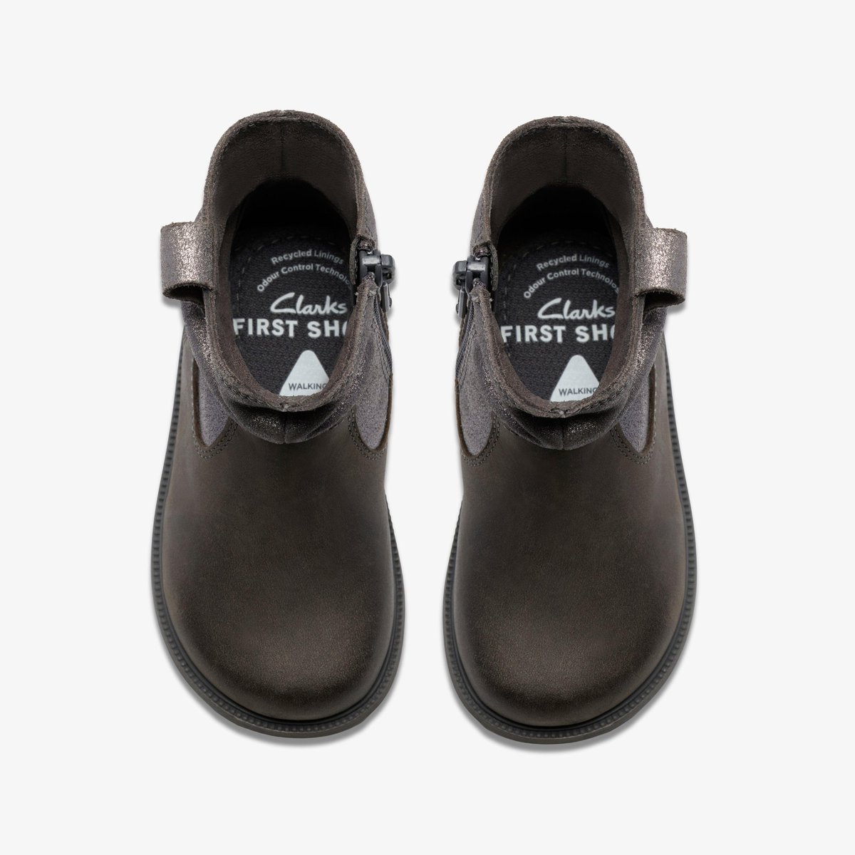 Boots Suède OAKLYN TOP K gris, CLARKS