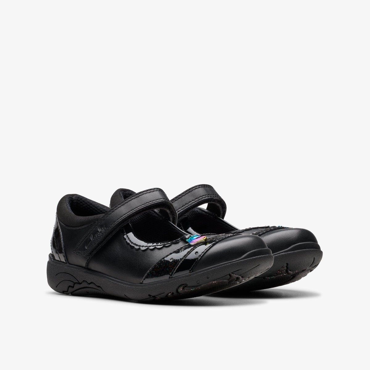 Ballerines Cuir RELDA SPARK K noir, CLARKS
