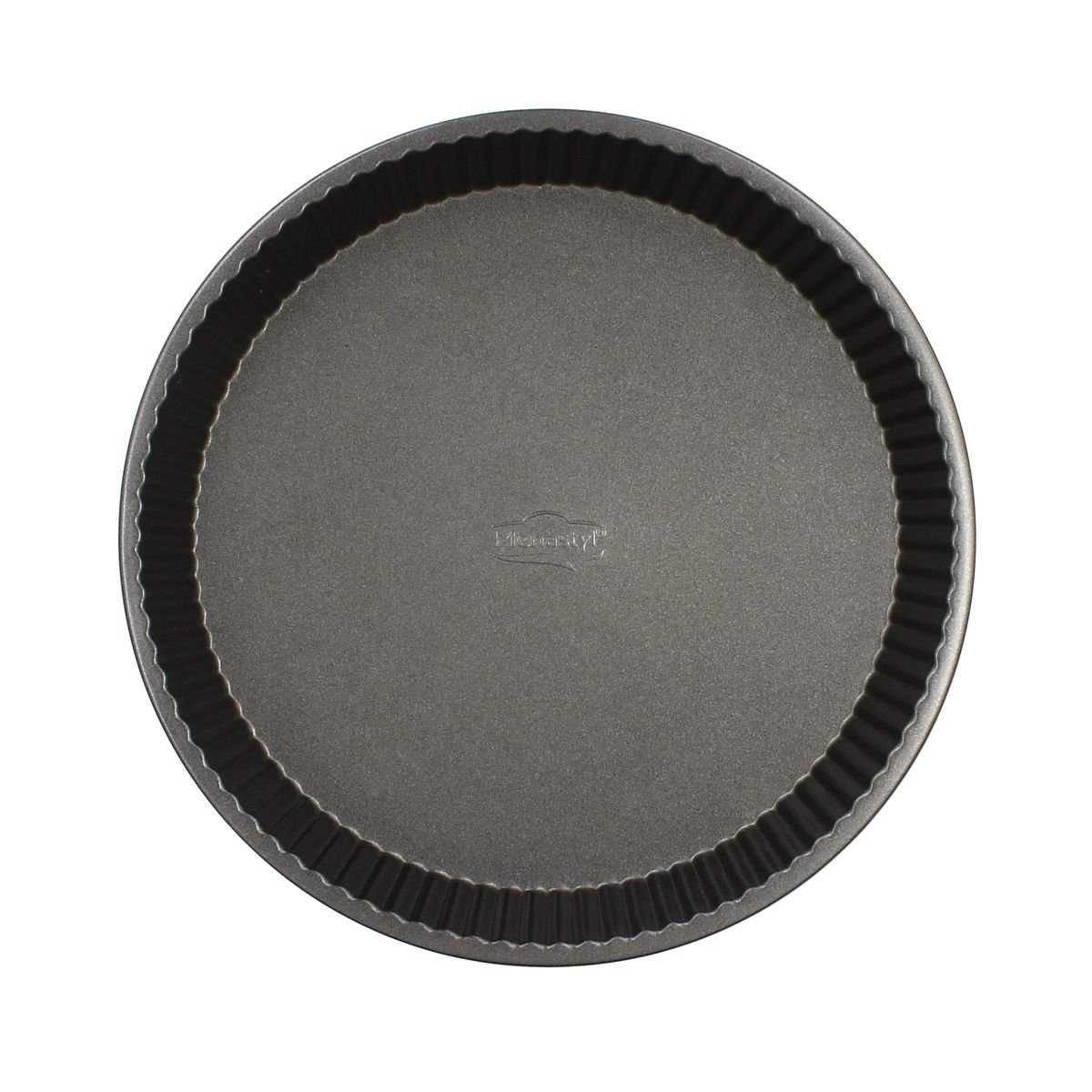 Moule à tarte en acier carbone 28cm, AMANDINE noir, MENASTYL