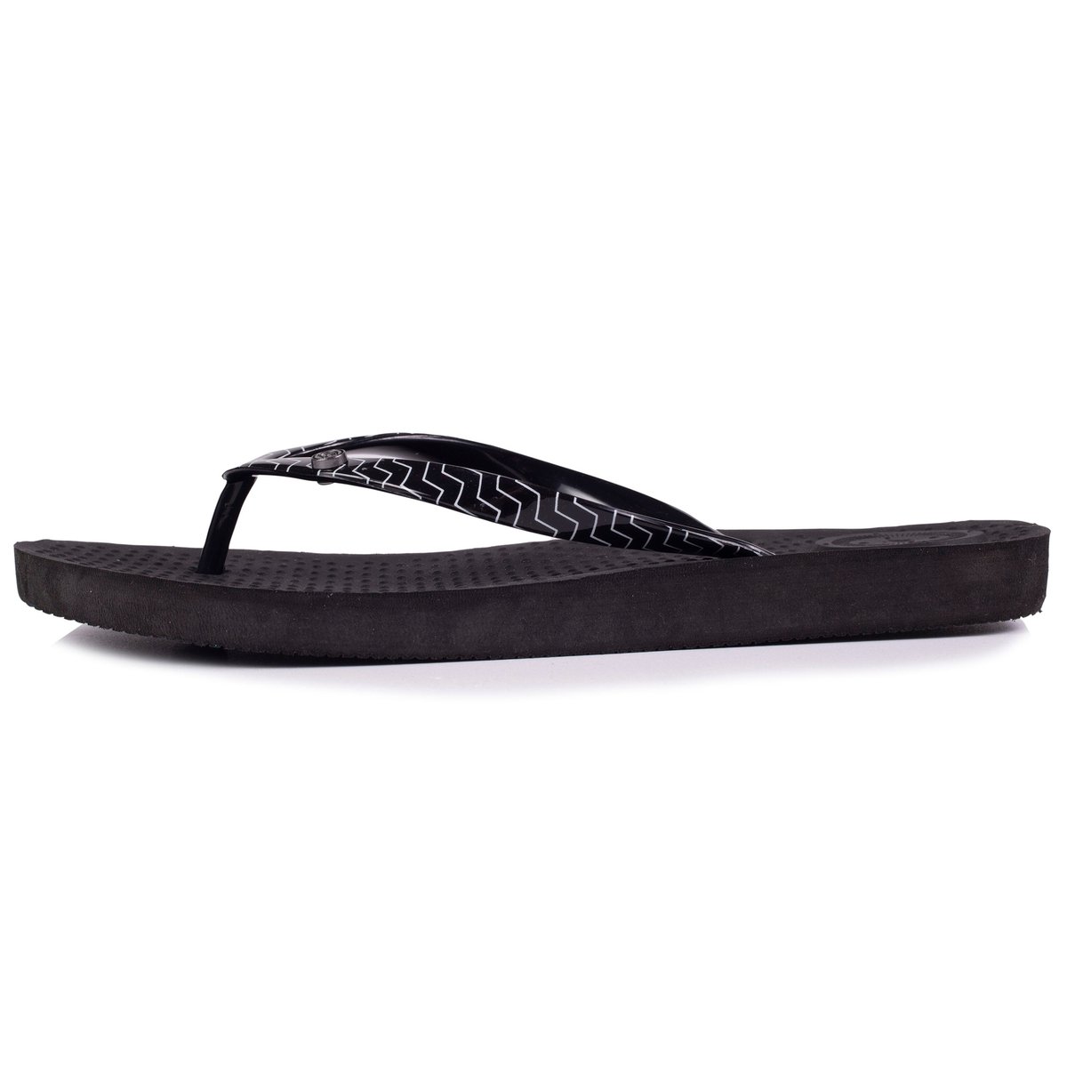 Tongs souples, légères, résistantes à l'affaissement et durable. noir, ISOTONER
