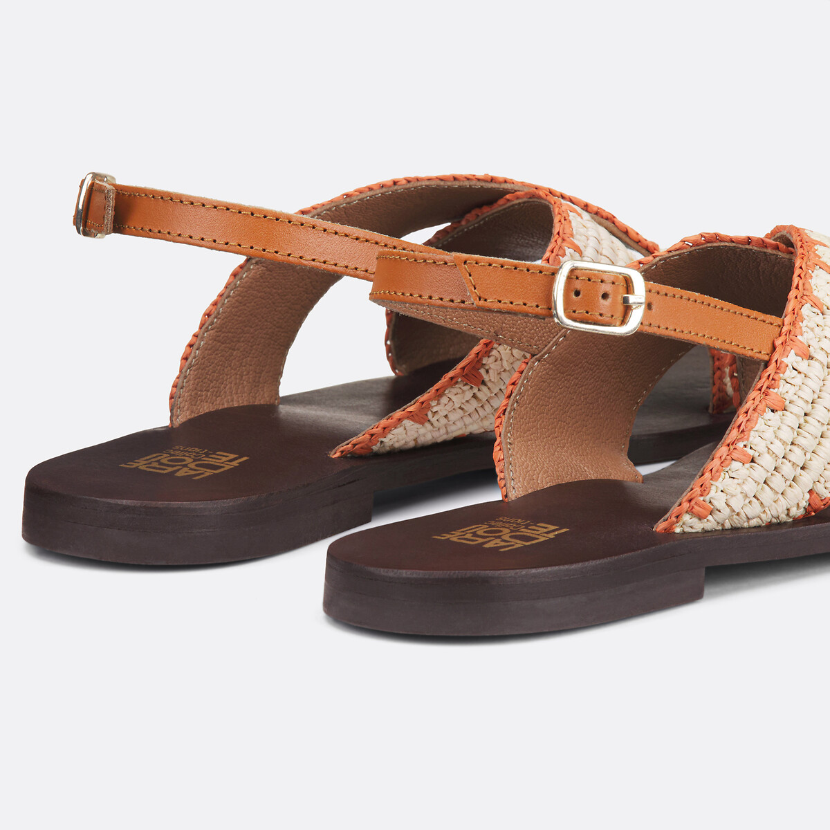Sandali bassi in rafia naturale  , LA REDOUTE COLLECTIONS