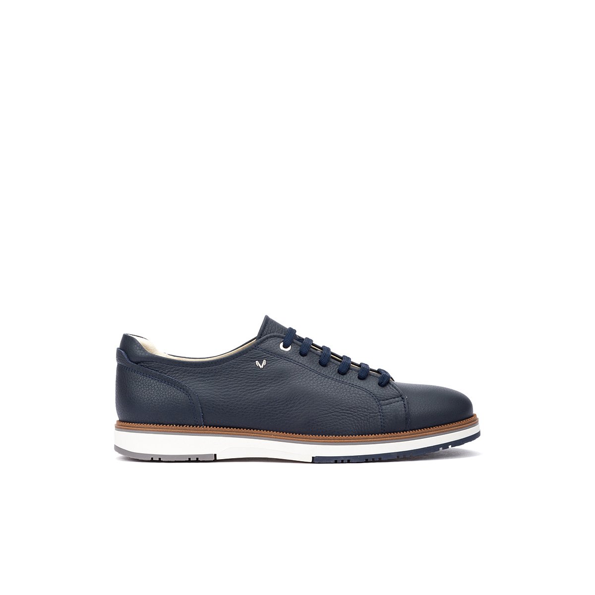 Baskets cuir Fulton navy, MARTINELLI