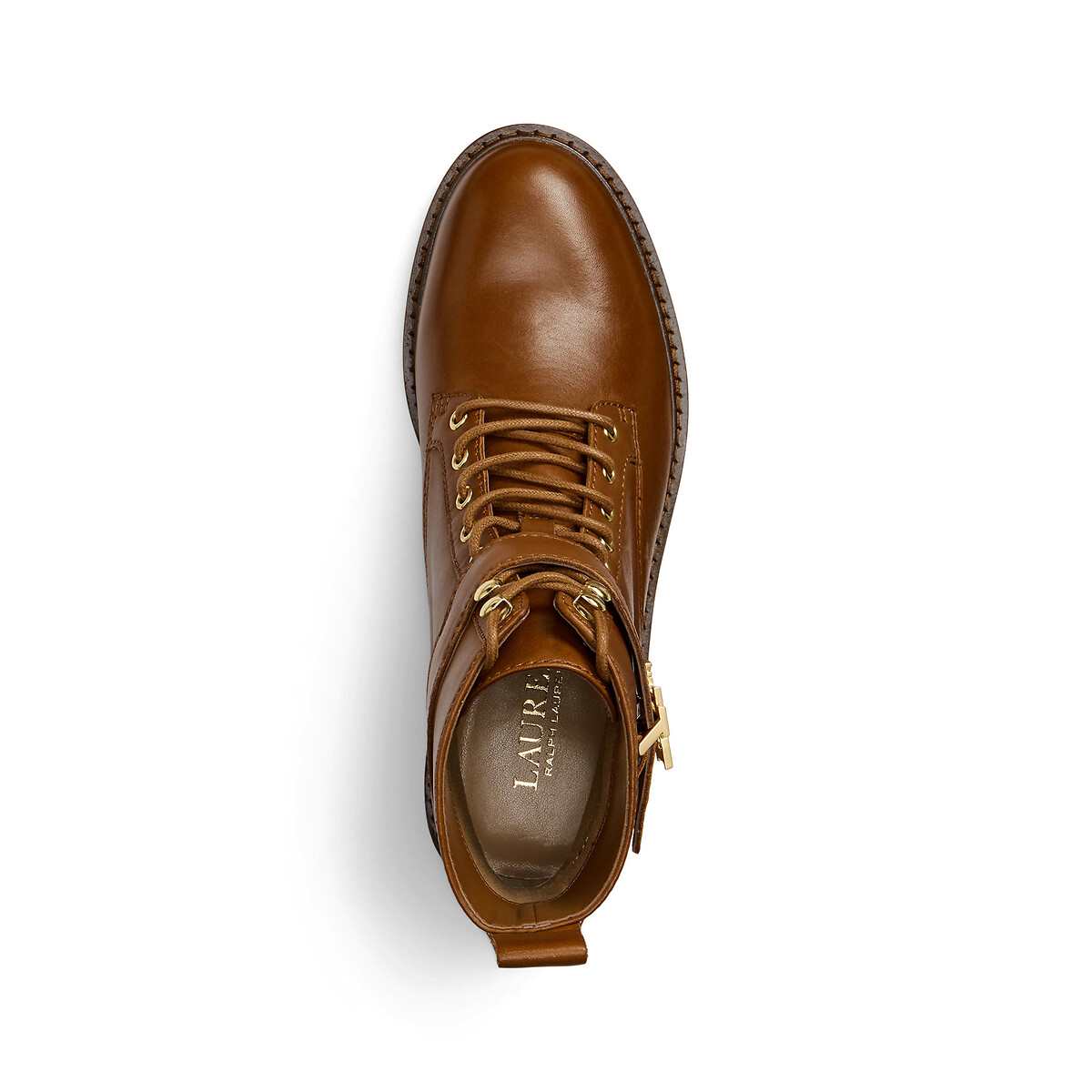 Lace-Up Ankle Boots brown, LAUREN RALPH LAUREN