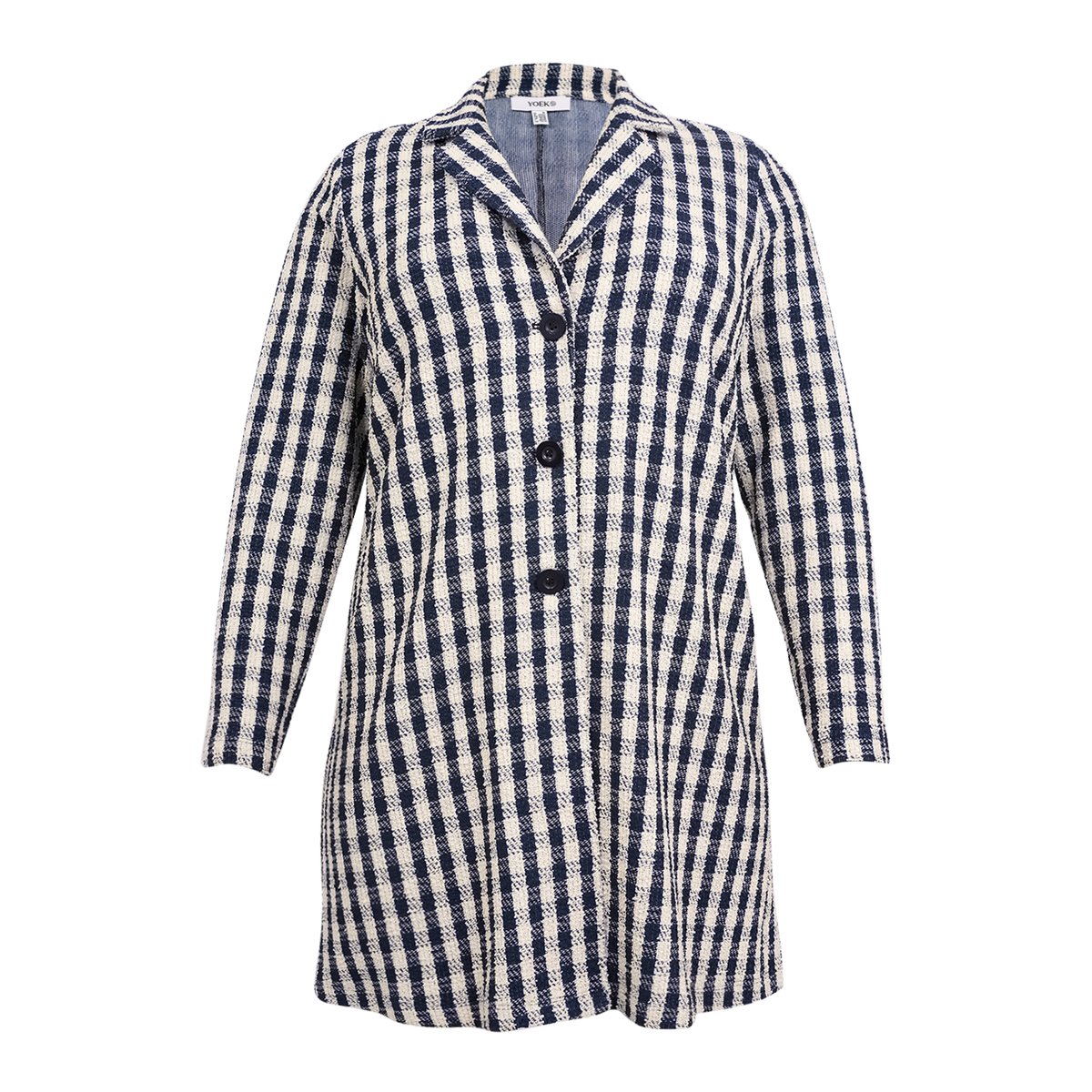 Veste /Blazer avec manches longues bleu, YOEK